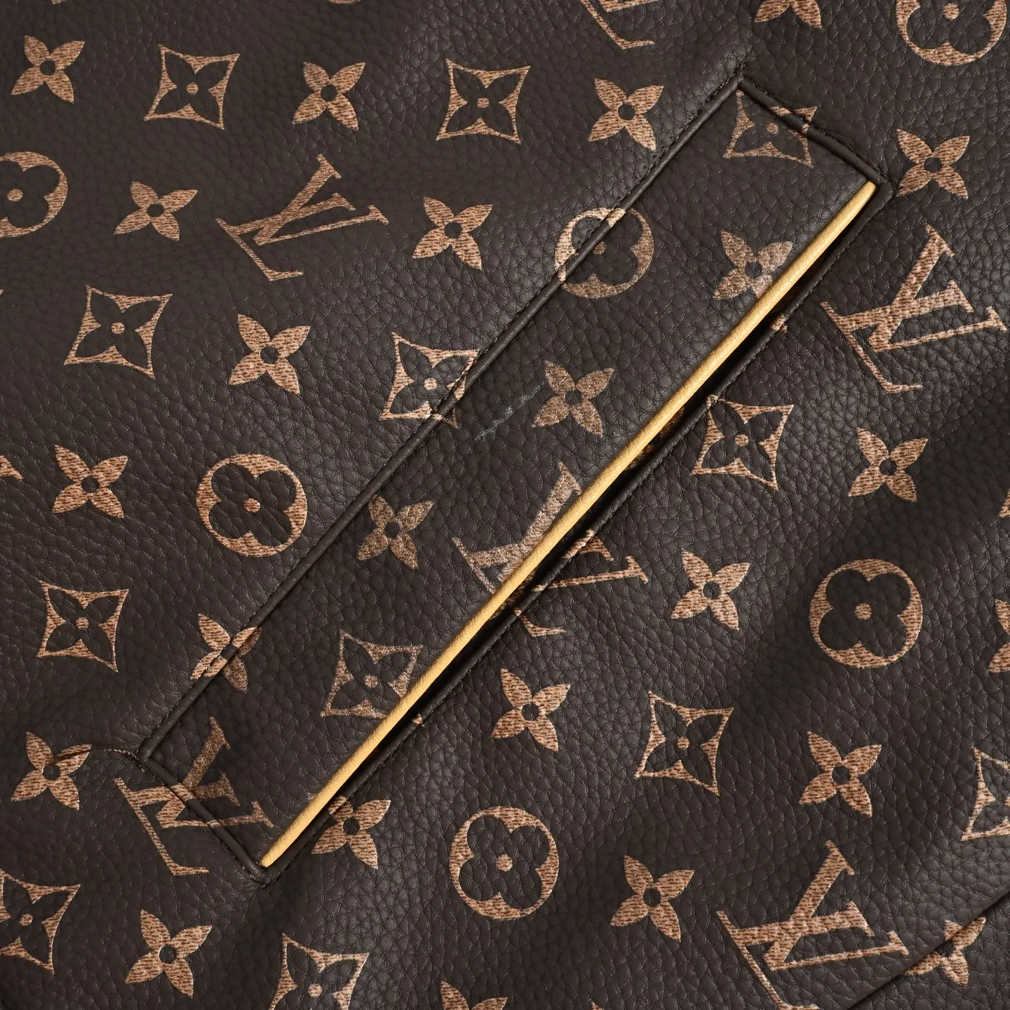 Louis Vuitton/Louis Vuitton old flower printed leather jacket